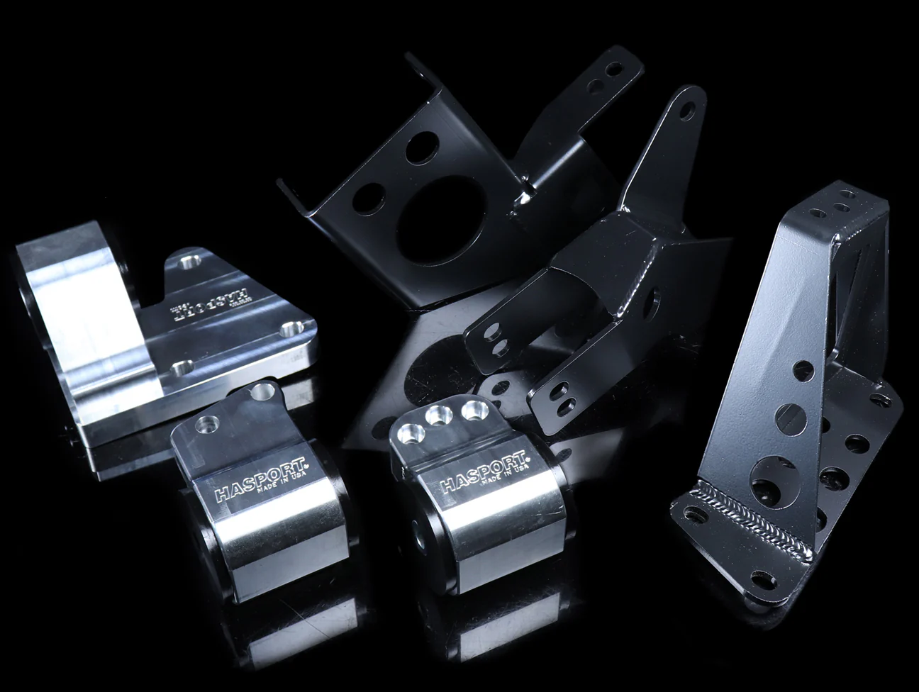 Hasport Billet K-series Engine w/AWD Trans Mount Kit (EGKAWD) - 92-95 Civic / 94-01 Integra