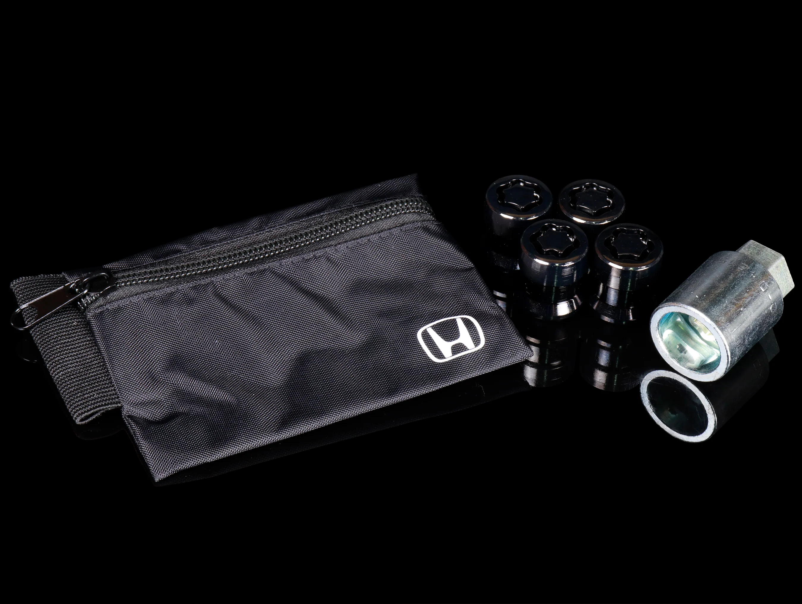 Honda Wheel Lock Set - Black - Image 2