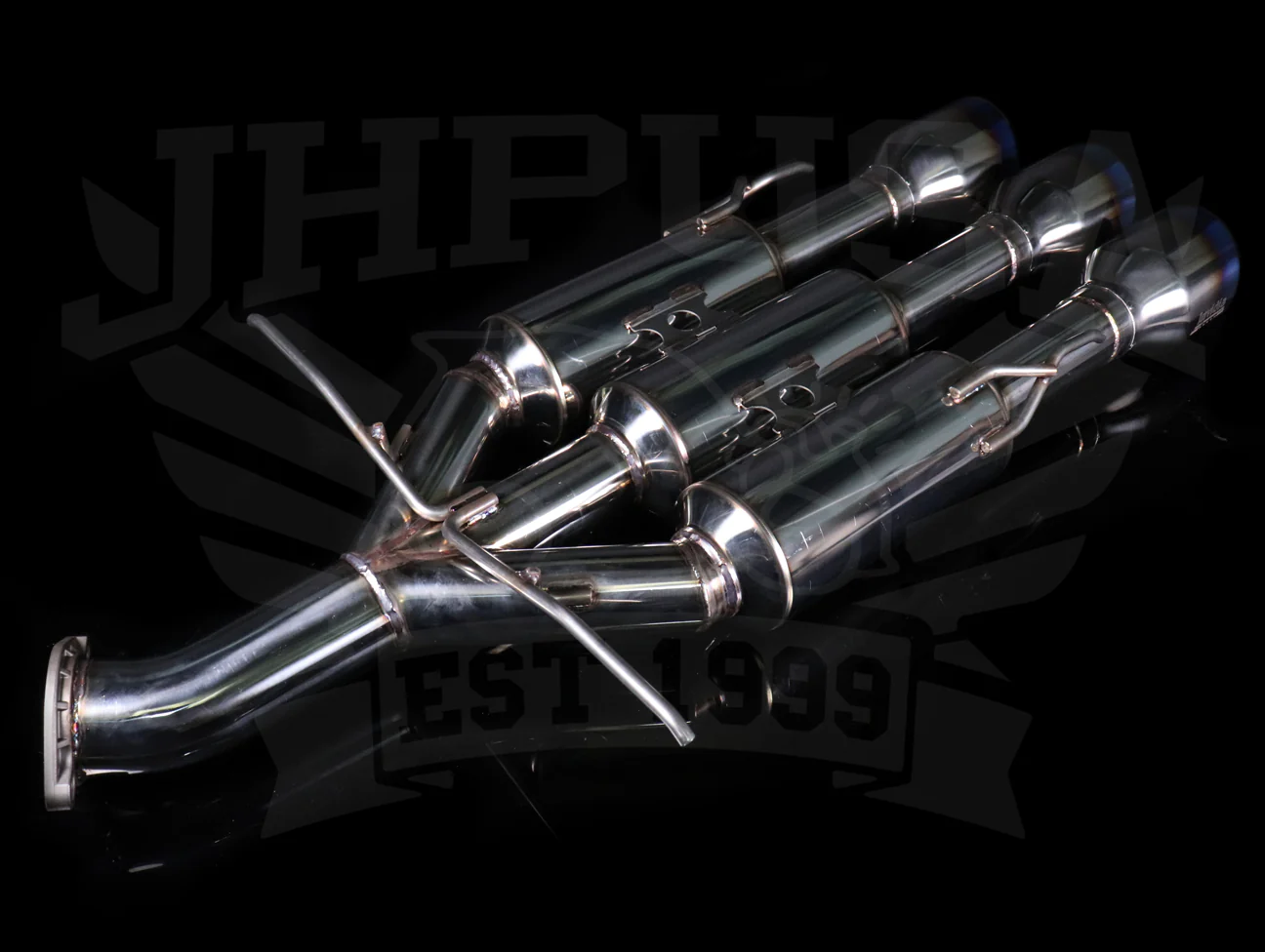 Invidia Gemini Cat-Back Exhaust w/Ti Burnt Tips - 2017-21 Civic SI Sedan - Image 3