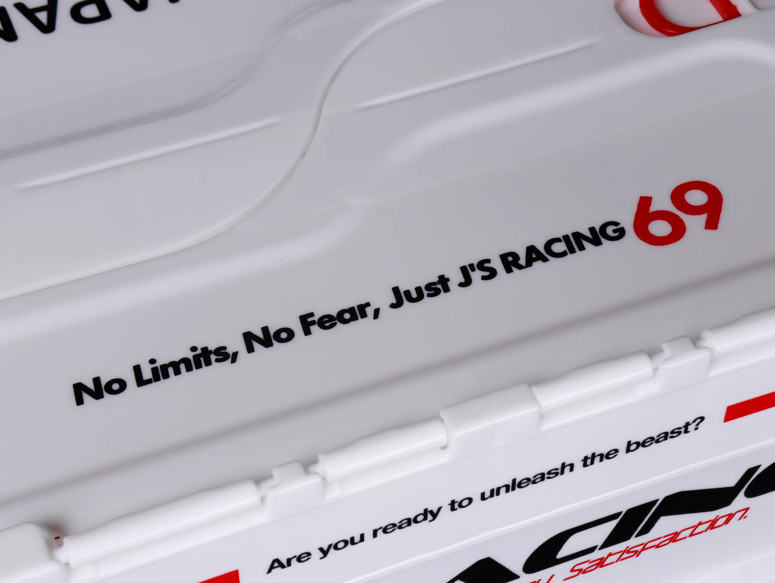 J's Racing Folding Storage Container - White - Image 3