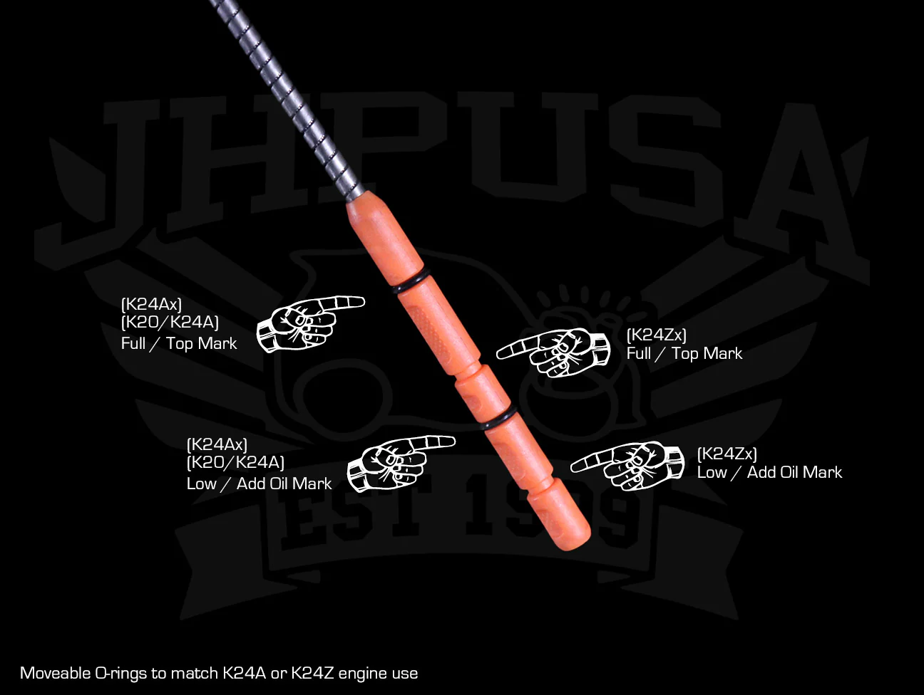 K-Tuned Billet Oil Dipstick V2 - K-series (K24A/K24Z) - Image 11
