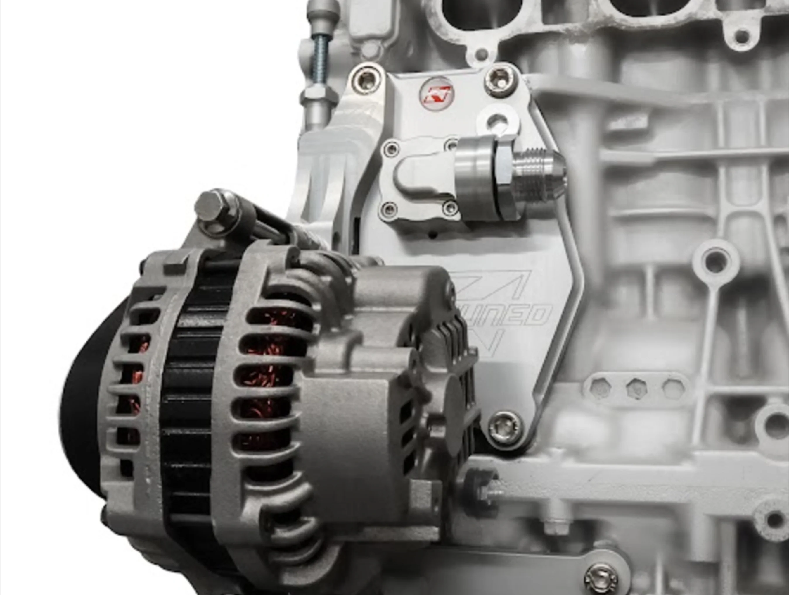 K-Tuned Complete K-Series Alternator Water Plate Kit w/ Electric Water Pump - Image 11
