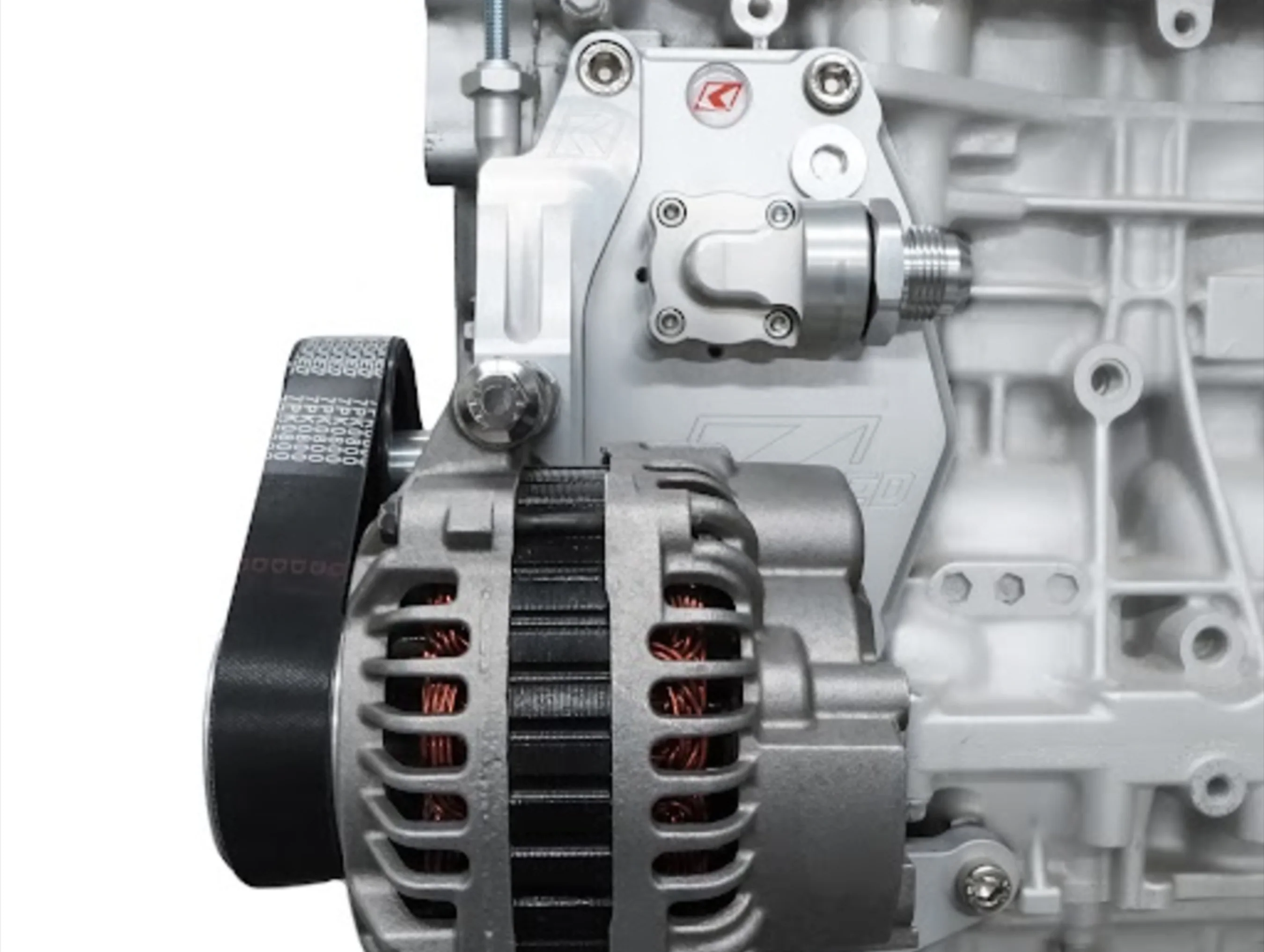 K-Tuned Complete K-Series Alternator Water Plate Kit w/ Electric Water Pump - Image 13