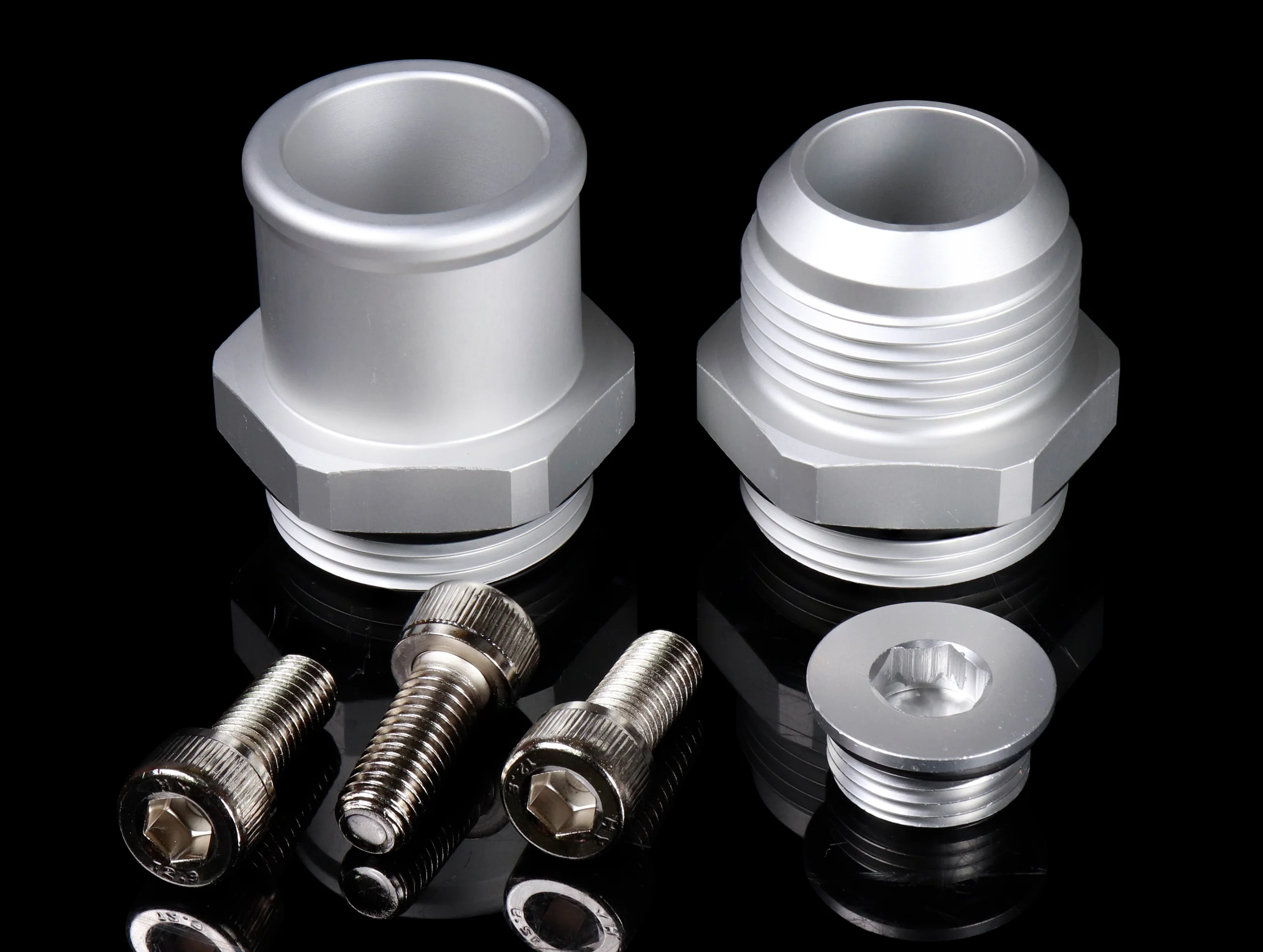 K-Tuned K24Z Upper Coolant Housing w/o Filler Neck (Straight Inlet) - Includes Hose End and 16AN - Image 2