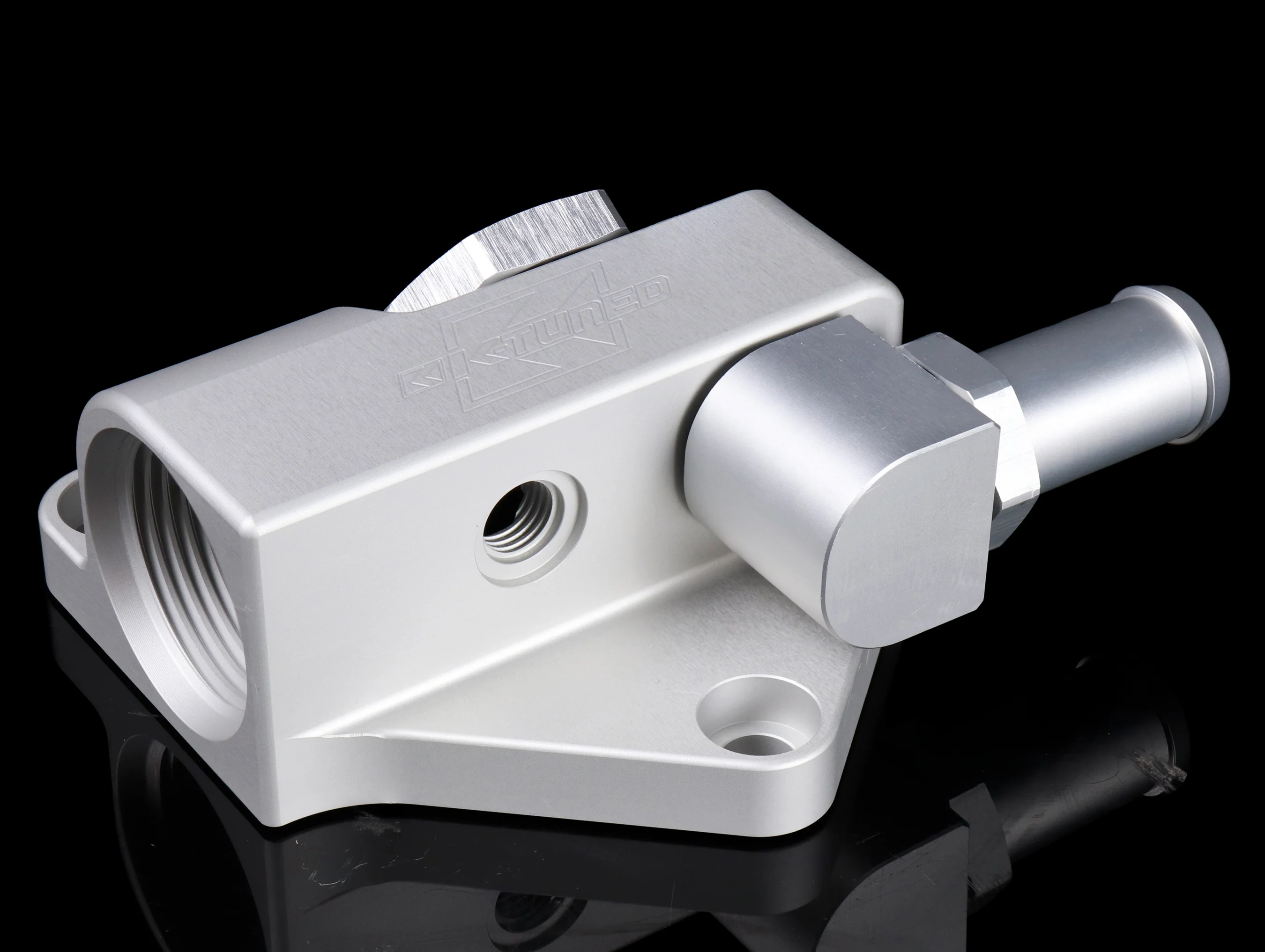 K-Tuned K24Z Upper Coolant Housing w/o Filler Neck (Straight Inlet) - Includes Hose End and 16AN - Image 3