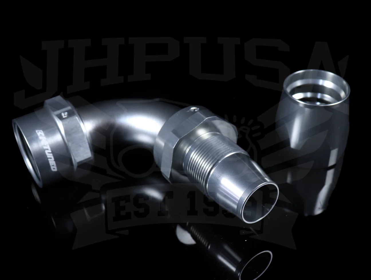 K-Tuned Standard Hose Ends - Titanium Finish - Image 5