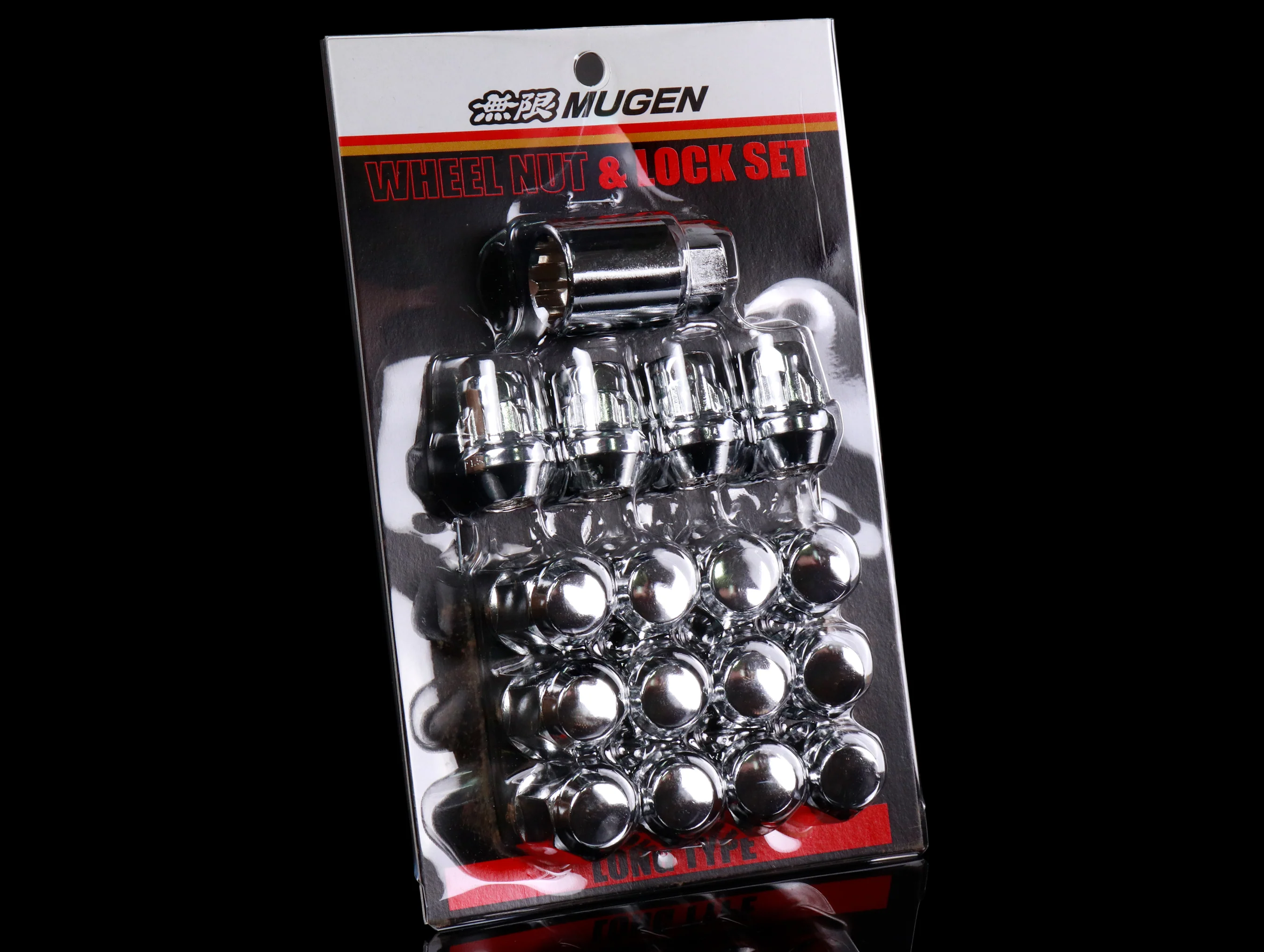 Mugen Lug Nut & Lock Set - Chrome - Image 2