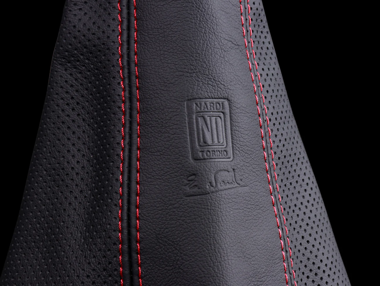 Nardi Gaiter Perforated Leather Hand Brake Boot - Image 4