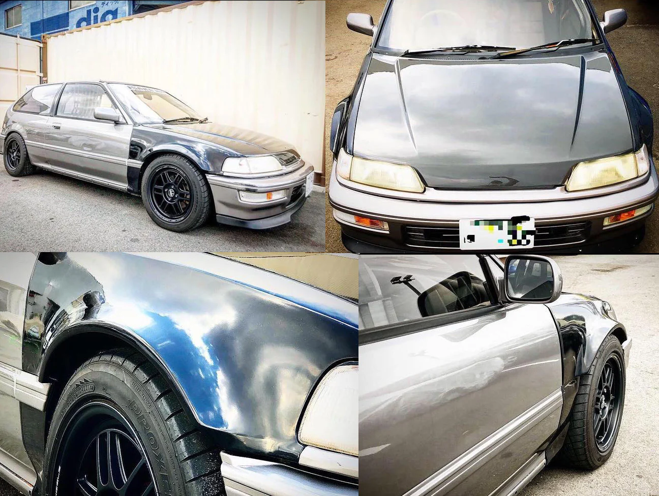 Osaka JDM Grand Civic Wide Fender Set V2 - 88-91 Civic - Image 13