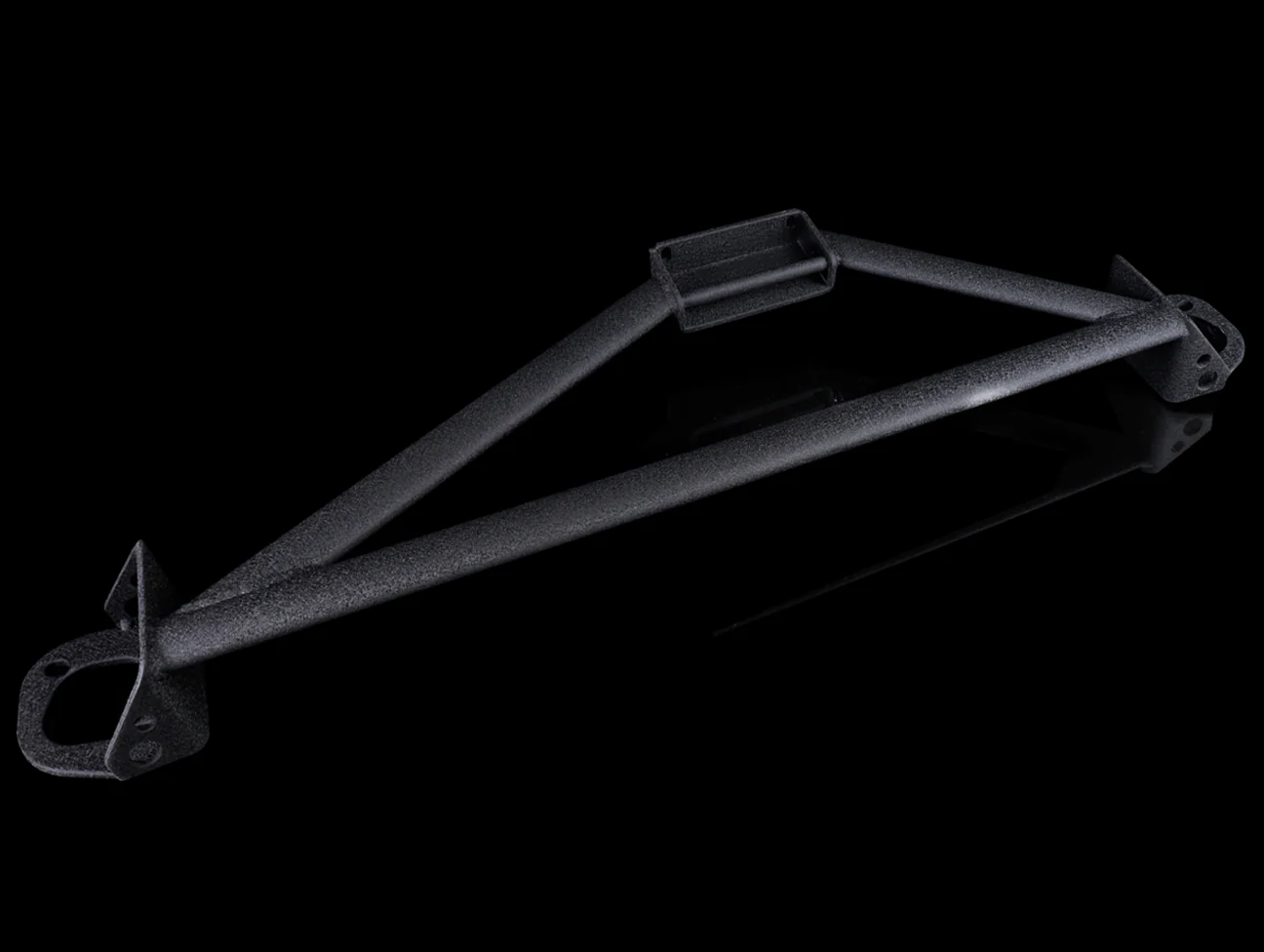 PLM 3 Point Black Front Strut Bar - 92-00 Civic / 94-01 Integra