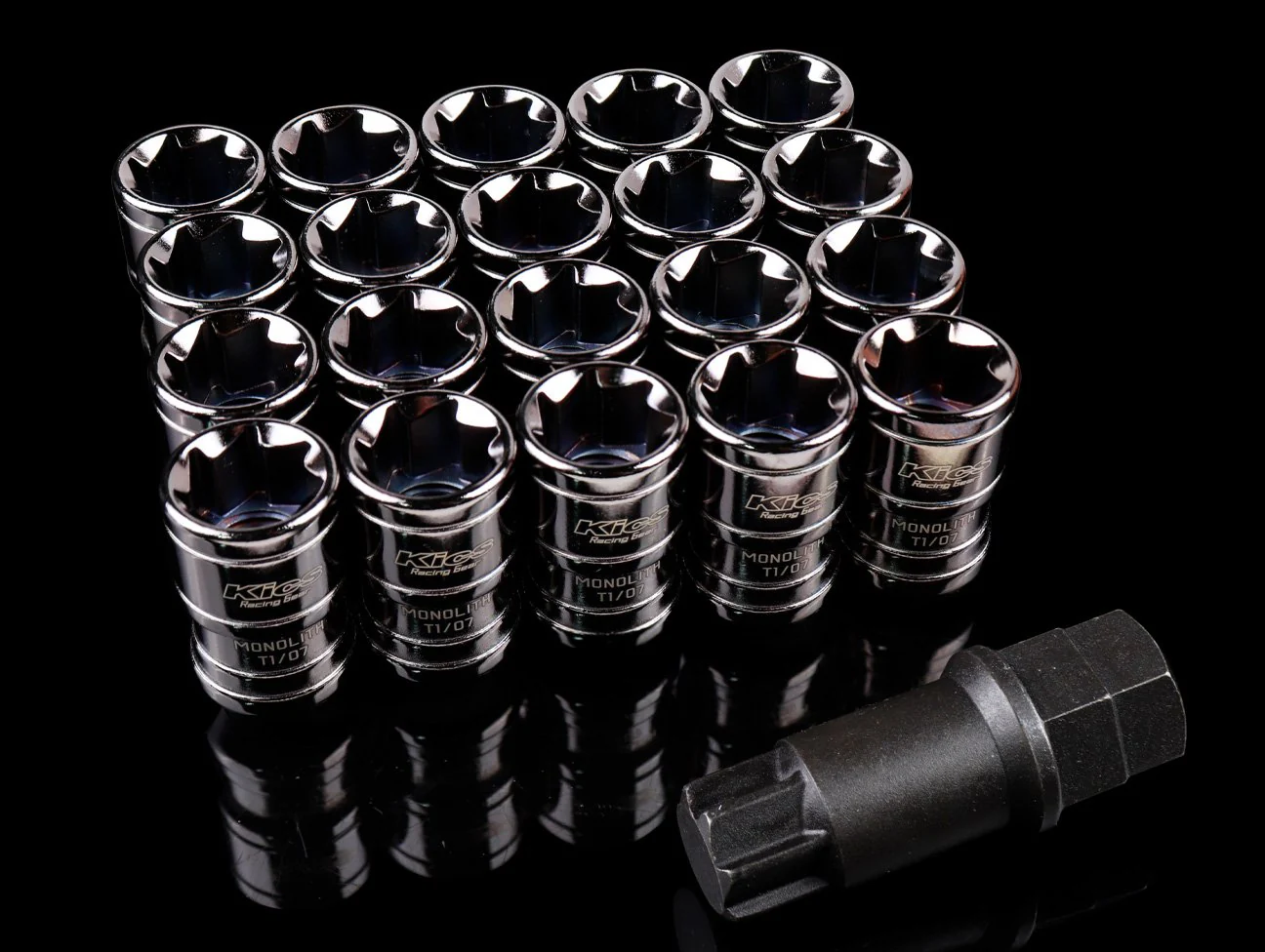 Project Kics Monolith T1/07 Lug Nut Set - 14x1.50 - Image 2