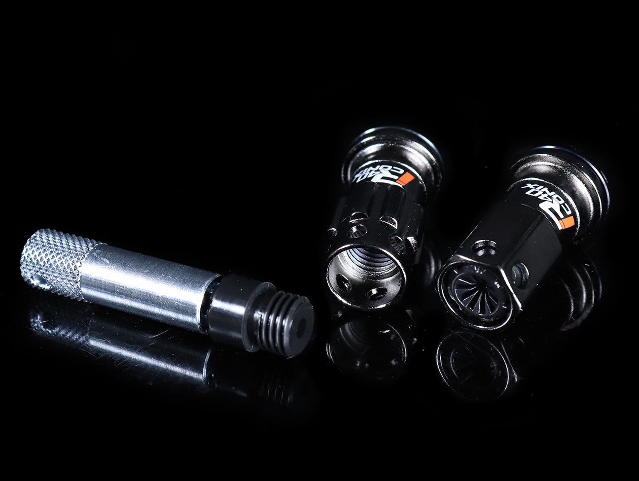 Project Kics R40 Iconix Extended Lug Nuts With Locks - Black Chrome M12x1.50 - Image 5