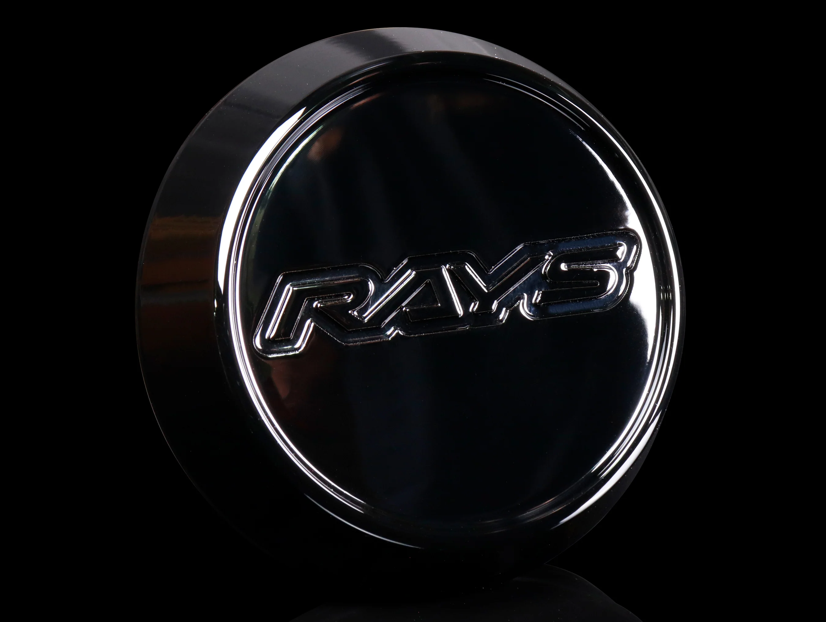 Rays High Type Center Cap - Gloss Black - Image 2