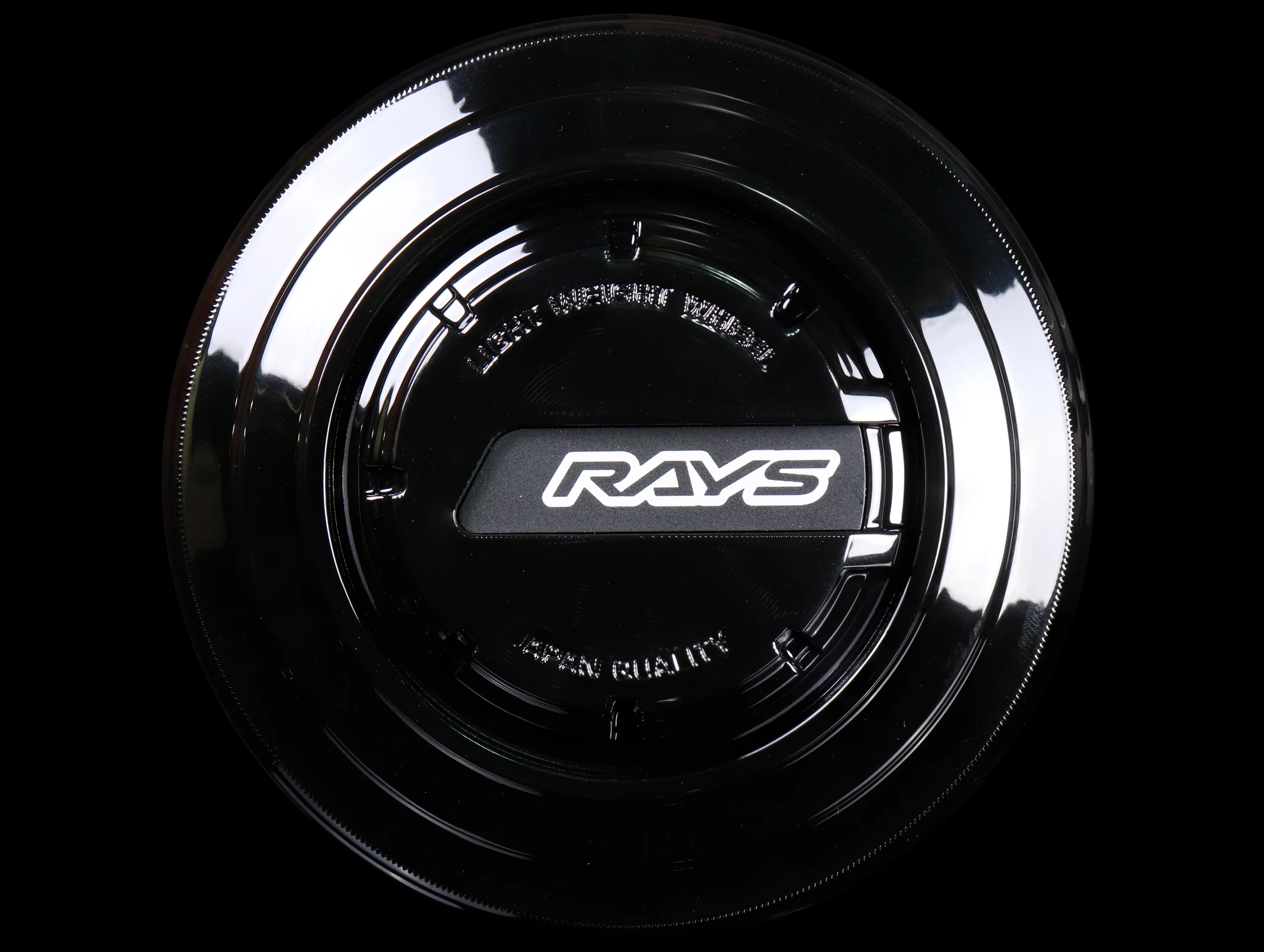 Rays LPS Center Cap - Black / Black - Image 2
