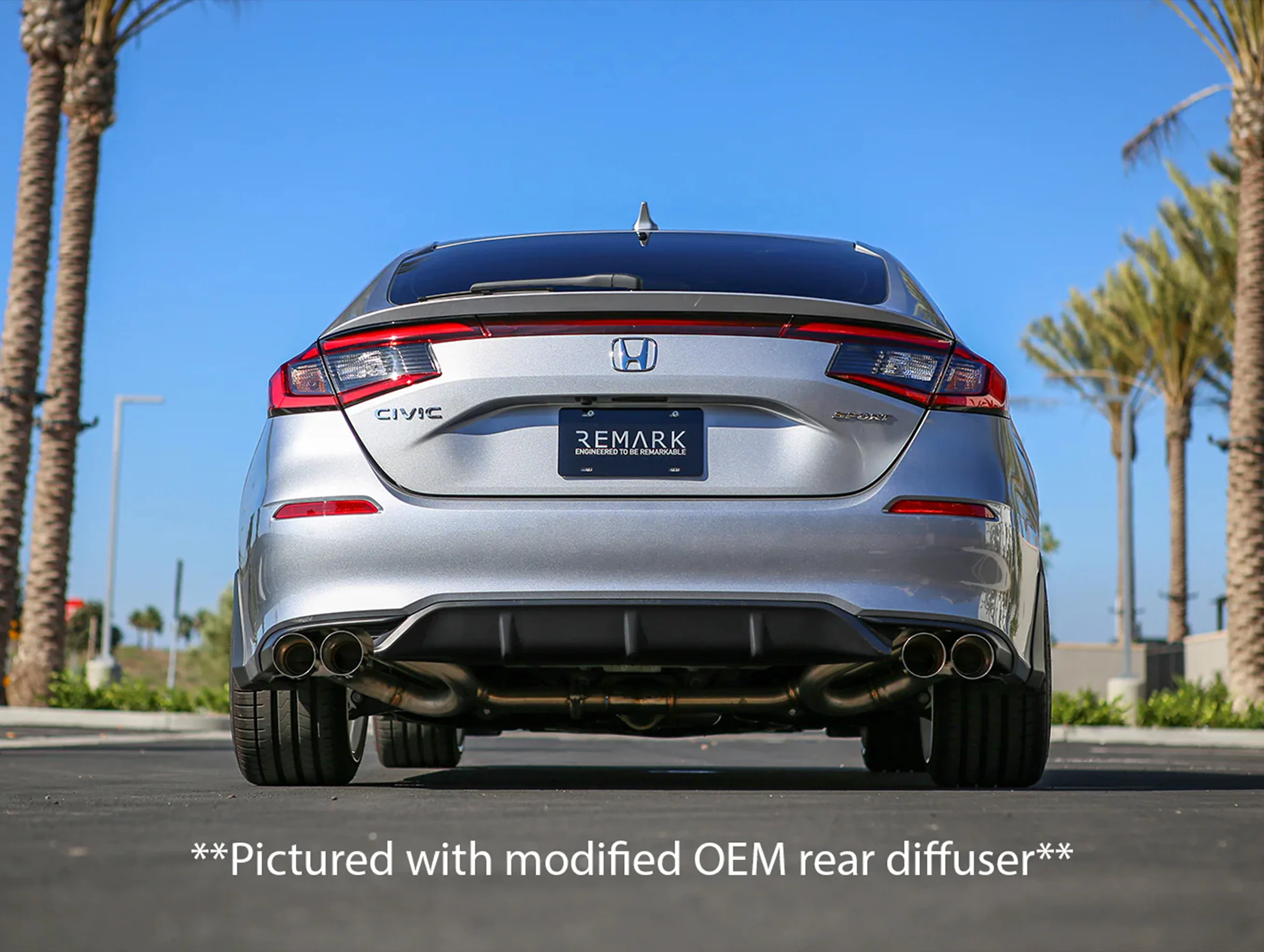 Remark Sports Touring (LINK LOOP) Catback Exhaust - 22+ Civic Sport Hatchback 2.0L NA (FL2) - Image 12