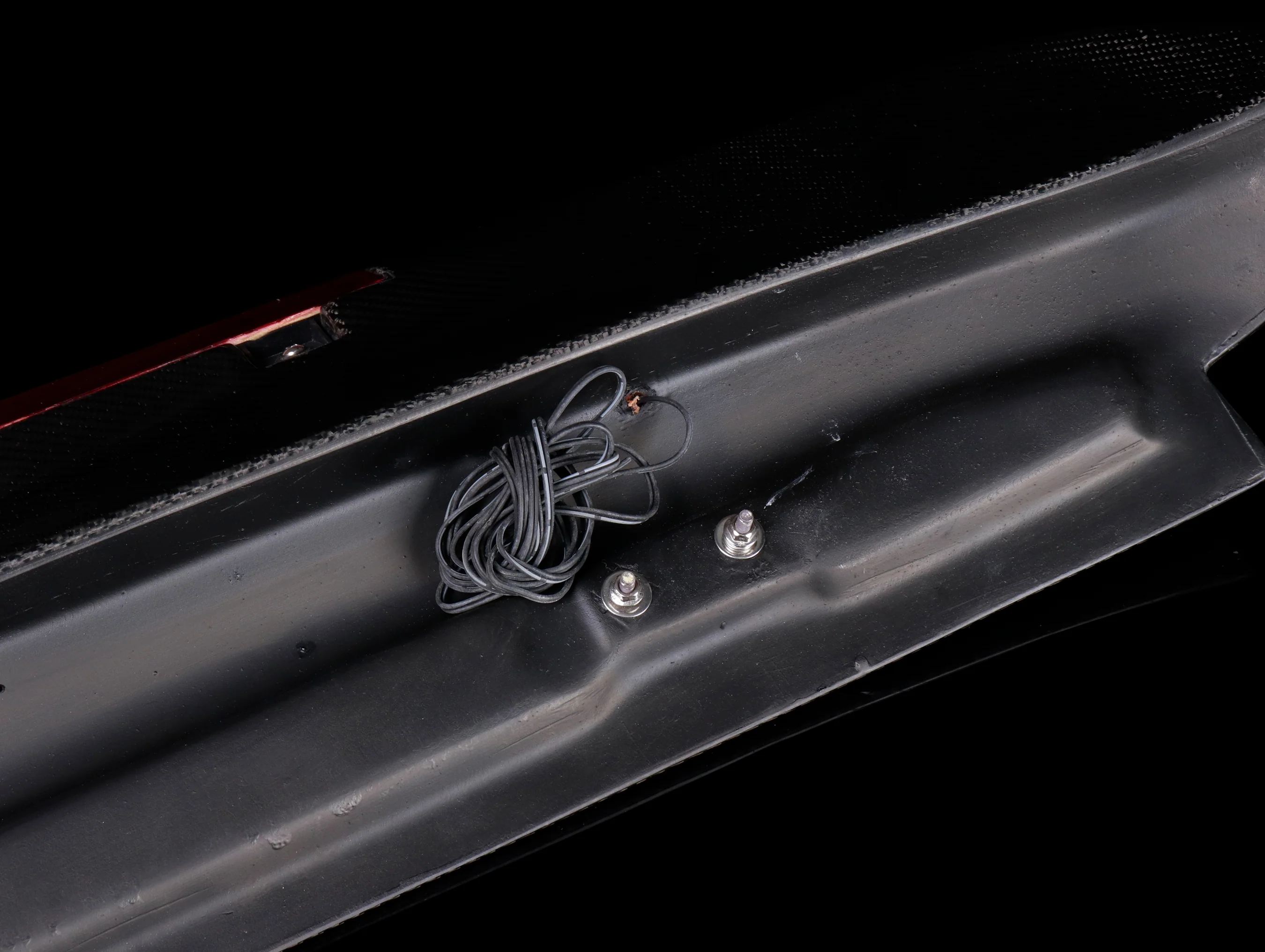 Seibon SP Style Carbon Fiber Rear Spoiler w/ LED Brake Light - 92-95 Civic Hatch - Image 5
