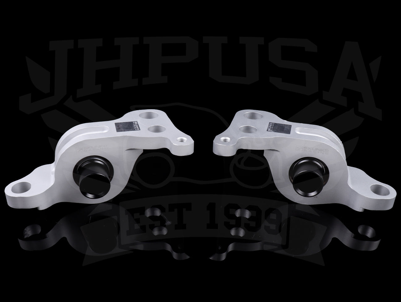 Skunk2 Spherical Billet Front Compliance Brackets - 92-95 Civic / 94-01 Integra - Clear - Image 2
