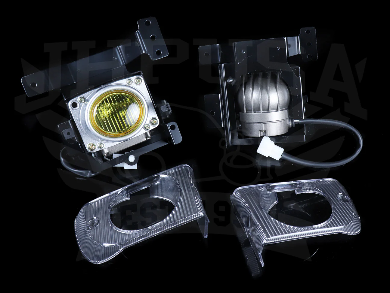 Spec-D Tuning OEM Style Yellow Fog Light Kit - 92-95 Civic Sedan - Image 3