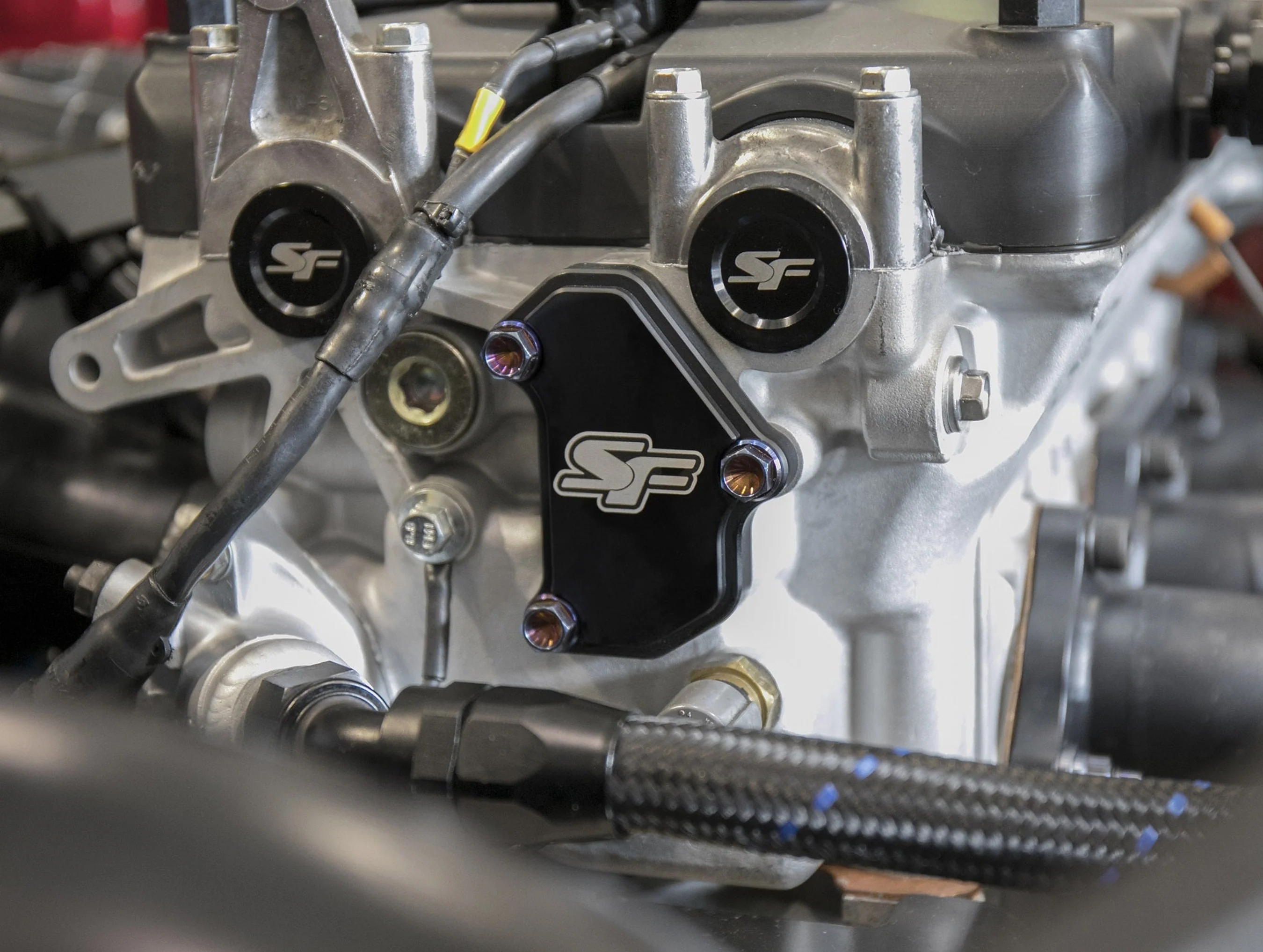 SpeedFactory Racing Billet B-Series VTEC Solenoid Block Off Plate - Image 6