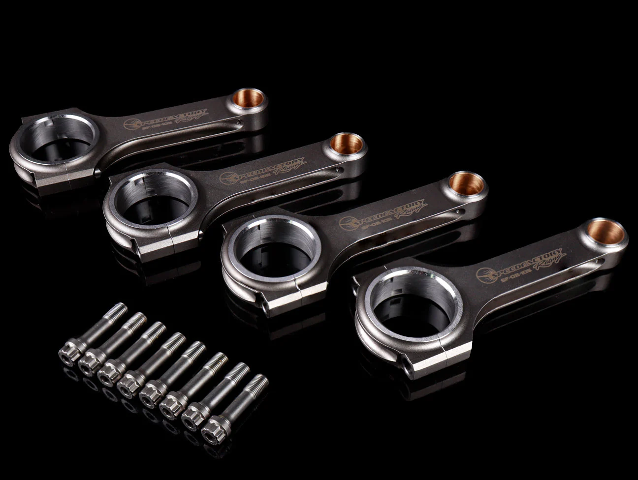 SpeedFactory Racing D16 Vitara Spec No-Notch Long Connecting Rods - Image 2