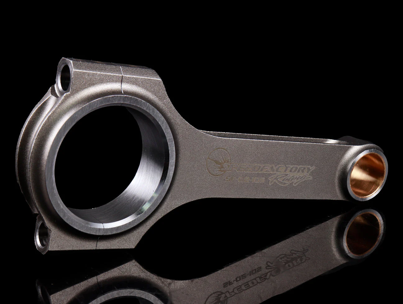 SpeedFactory Racing D16 Vitara Spec No-Notch Long Connecting Rods - Image 3