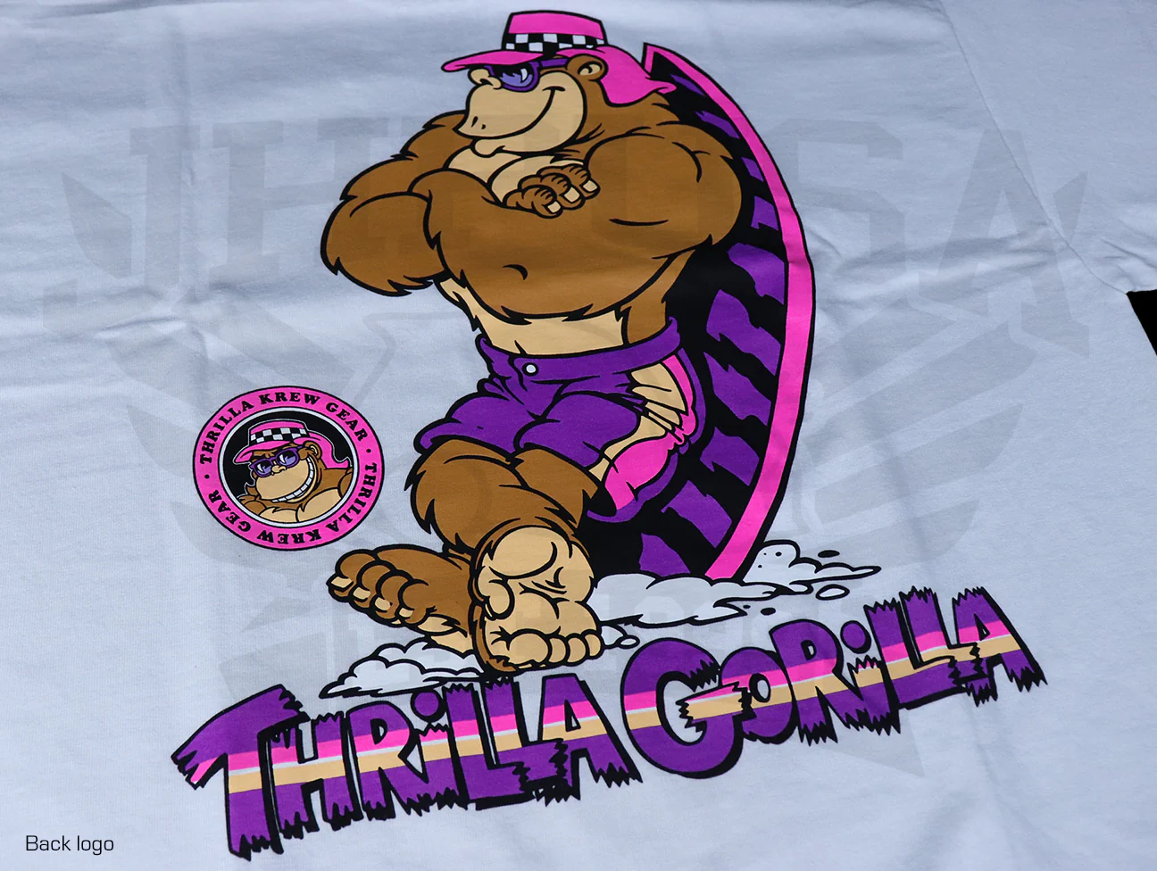 Thrilla Krew Classic Standing Thrilla Gorilla Tee - White - Image 5