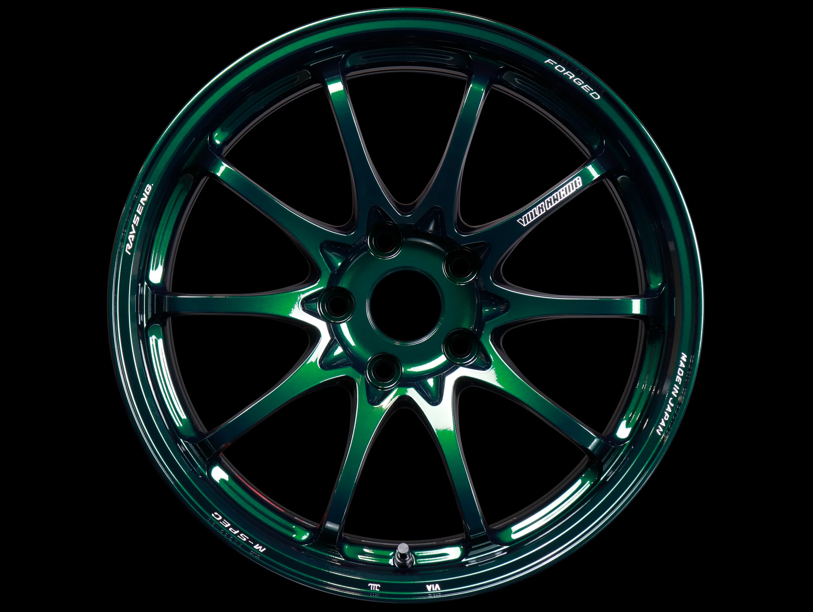 Volk Racing CE28N Plus M-Spec Wheels - Racing Green - 18x9.5 / 5x120 / +38
