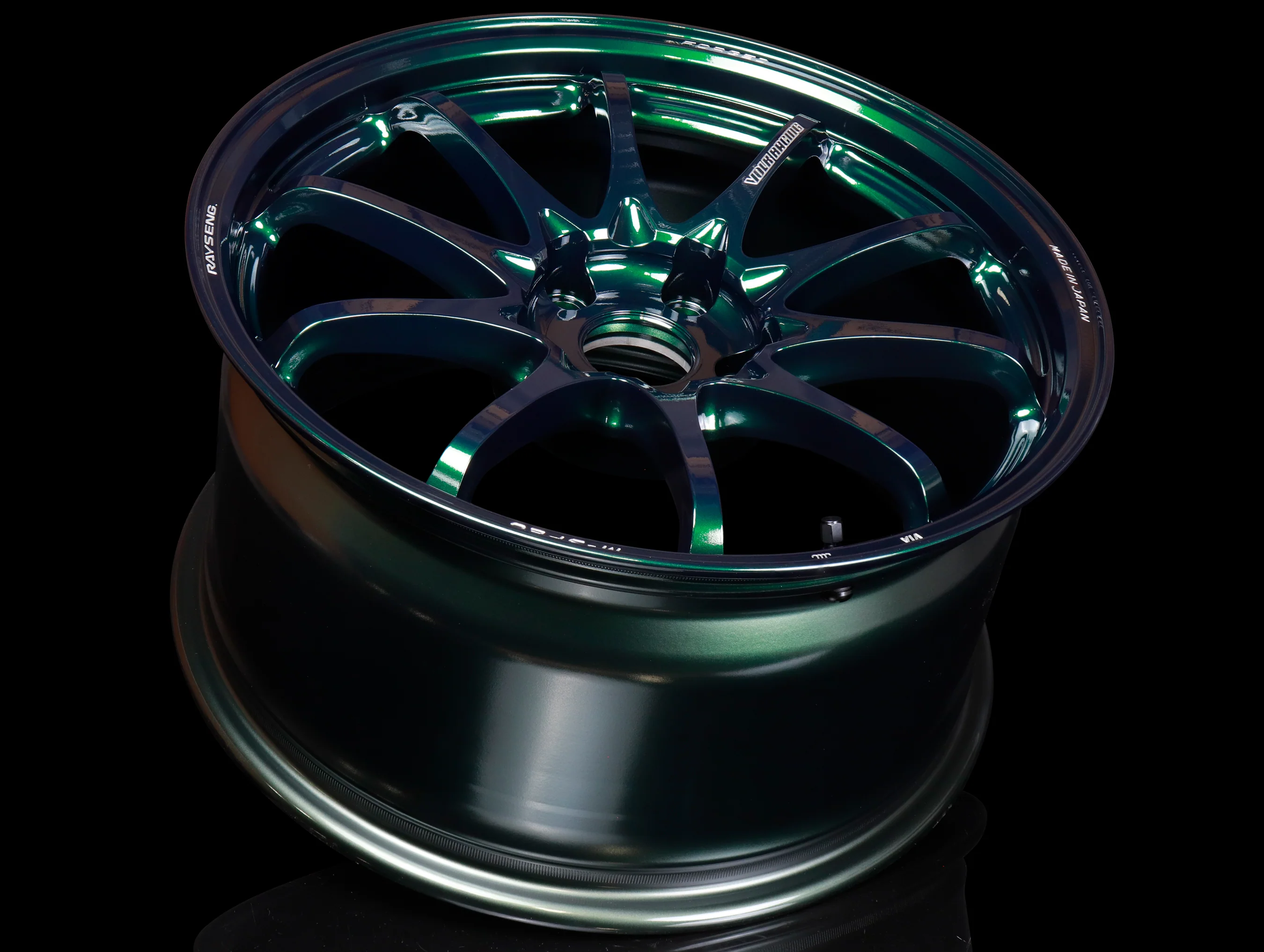 Volk Racing CE28N Plus M-Spec Wheels - Racing Green - 18x9.5 / 5x120 / +38 - Image 3