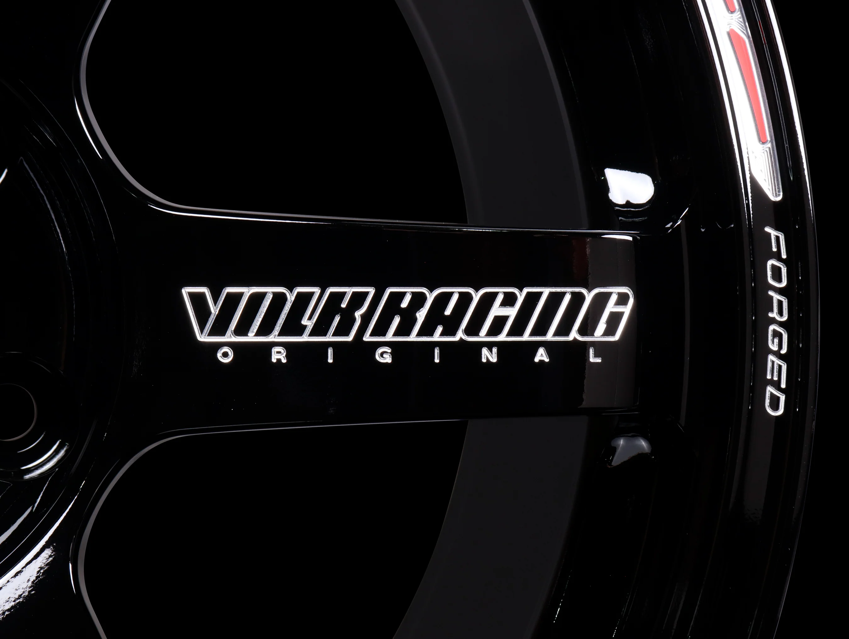 Volk Racing TE37 Saga S-Plus Time Attack Wheels - Black/Redot / 18x9.5 / 5x114 - Image 5