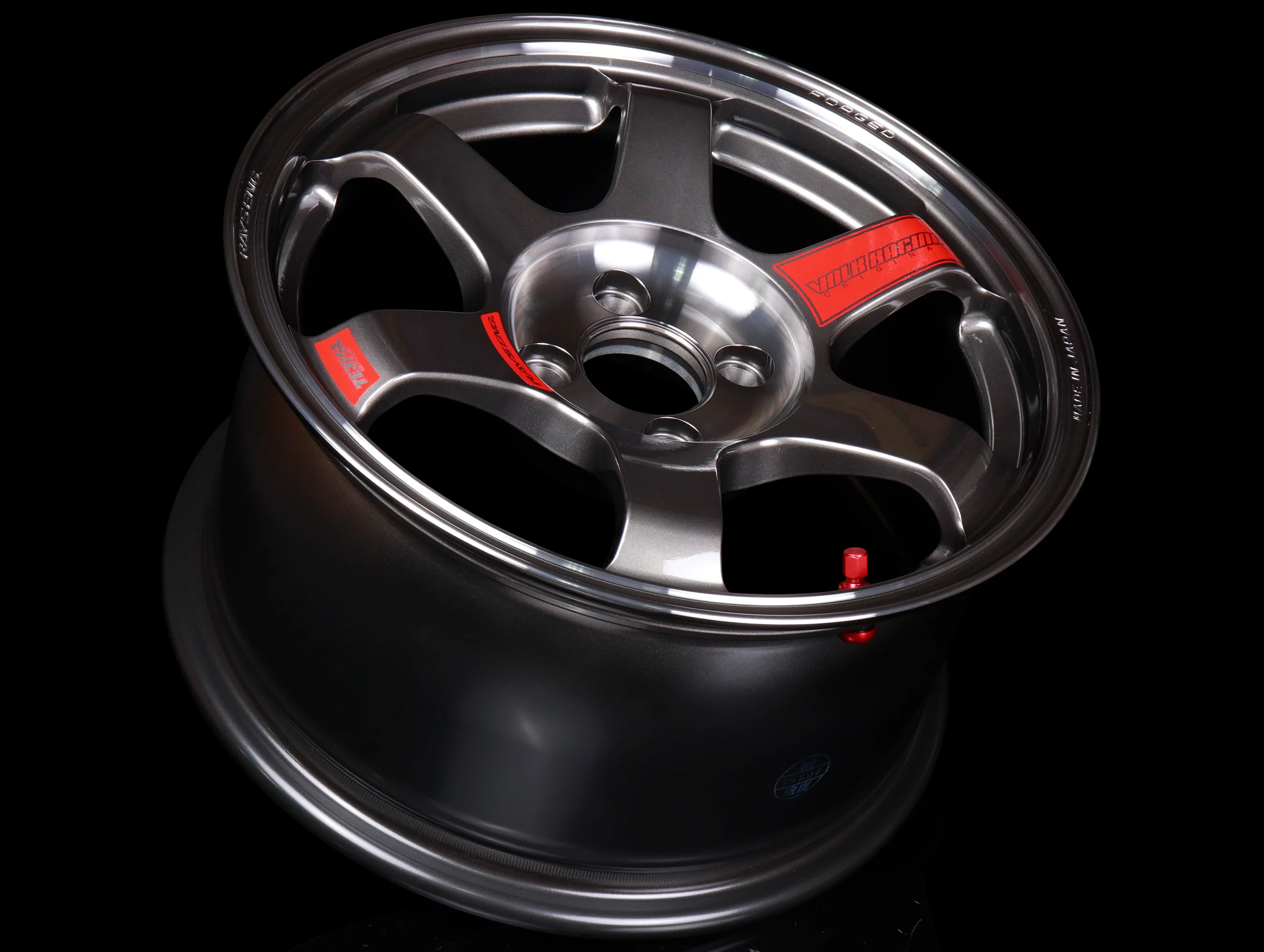Volk Racing TE37 Saga SL Wheels - Pressed Graphite / 15x8 / 4x100 - Image 3