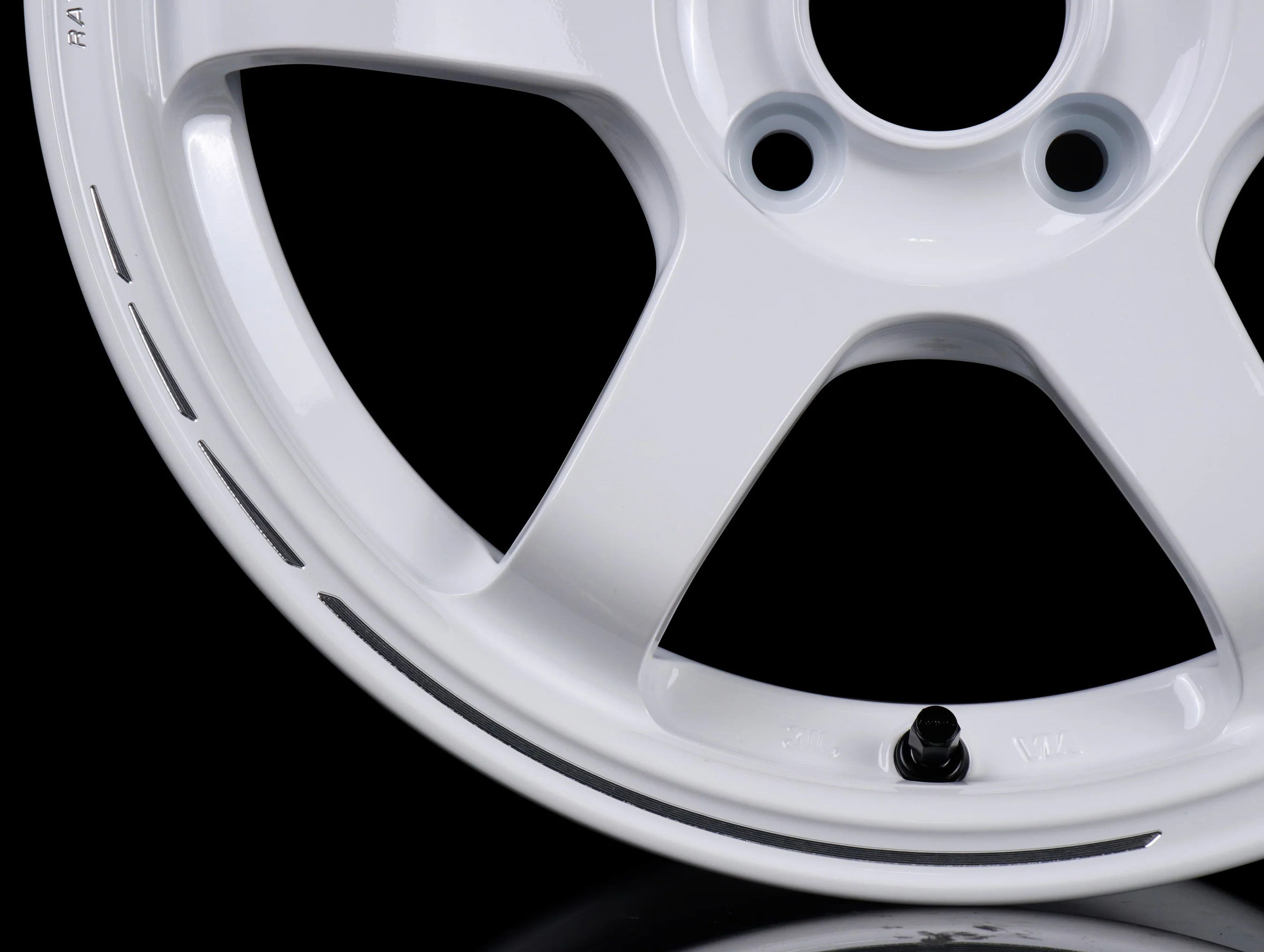 Volk Racing TE37 Sonic Time Attack Edition Wheels - Dash White 15x7 / 4x100 - Image 8