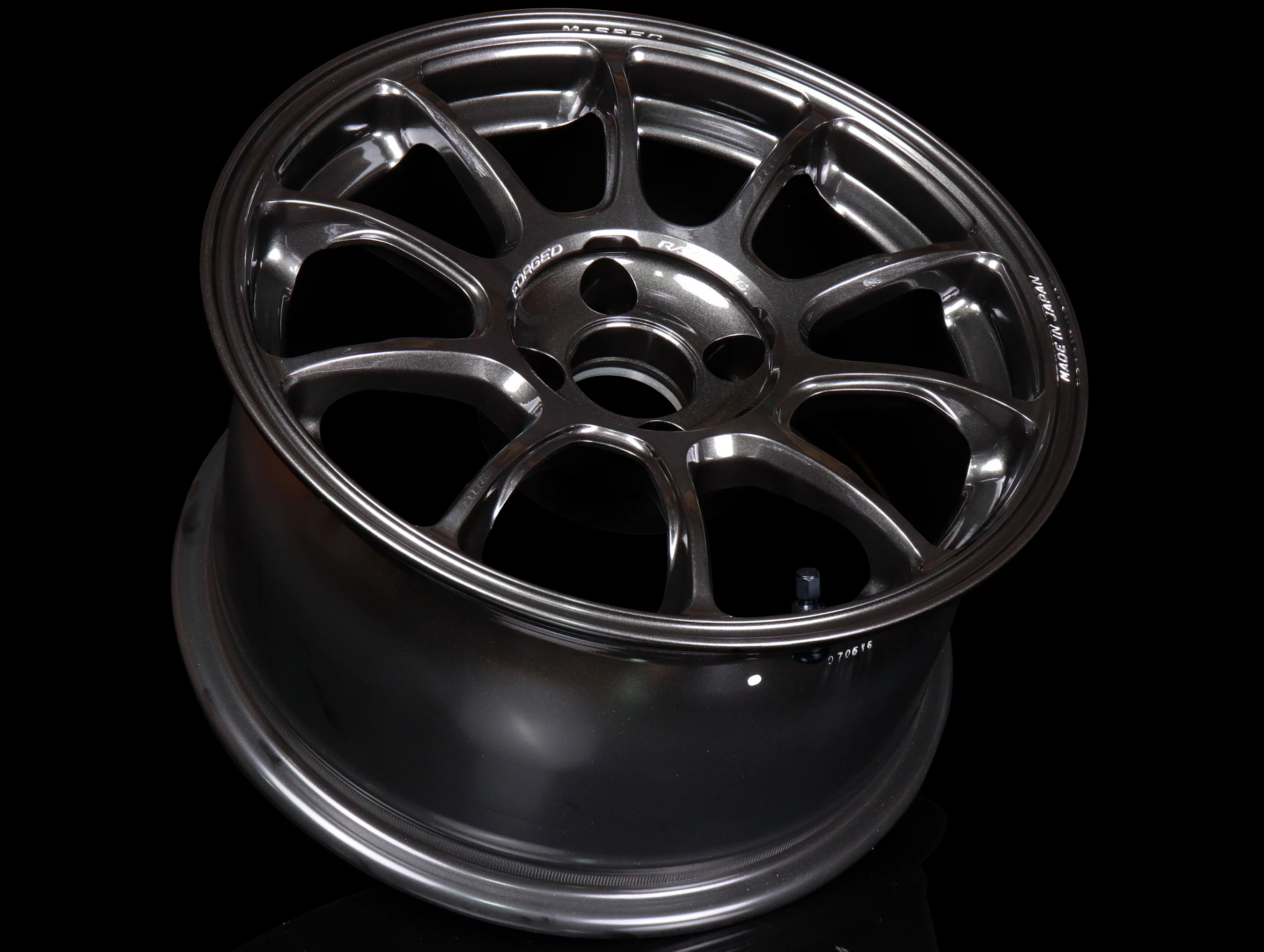 Volk Racing ZE40 M-Spec Wheels - Diamond Dark Gunmetal / 15x7 / 4x100 - Image 5