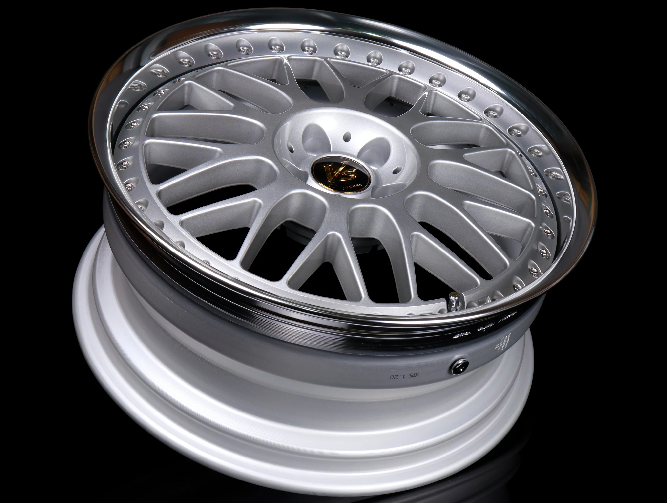 Work VS-XX - Light Gray Silver - 19" Wheels - Image 3